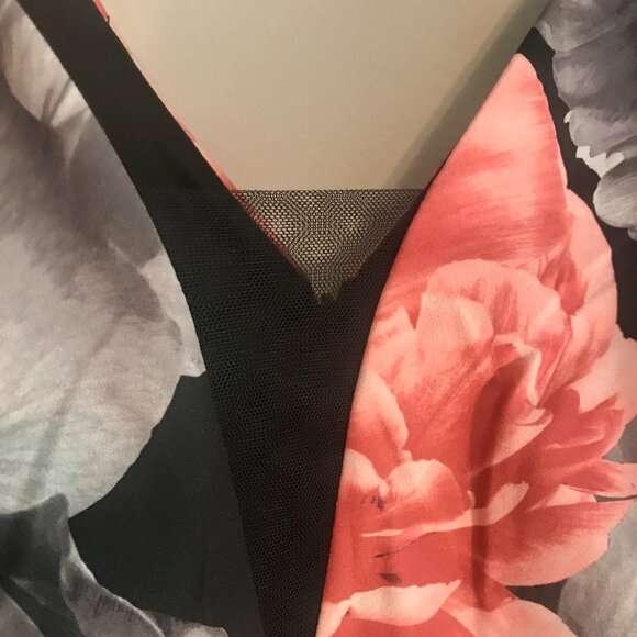 Le Chateau Floral Sleeveless Dress Sixe XL - Picture 3 of 7